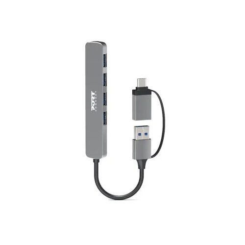 Port Designs USB-C / USB-A vers 4 ports USB-A 3.0 5Gbps Slim HUB Slike