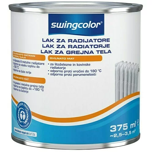 SWINGCOLOR Lak za radiatorje Swingcolor (bele barve, svilnato mat, 375 ml)