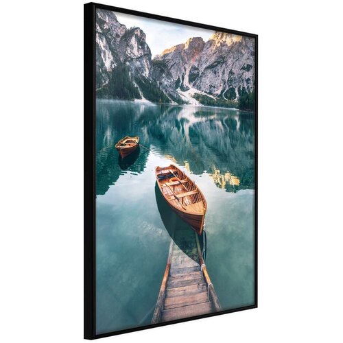  Poster - Lake in a Mountain Valley 20x30 Slike