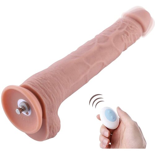 HiSmith HSA69 extra-length silicone vibrating dildo kliclok 11.8&amp;quot; skin Slike