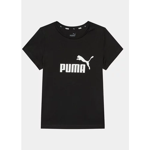 Puma Majica Ess Logo 587029 Črna Regular Fit