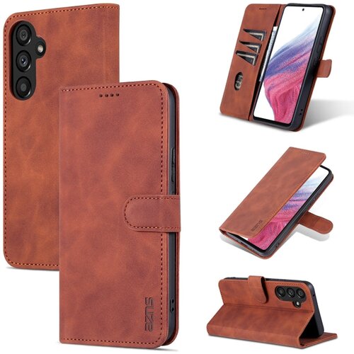 SUNSKY Eleganten etui ovitek za Samsung A34 5G, Rjav Cene