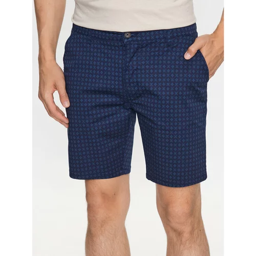 Blend Kratke hlače iz tkanine 20715499 Mornarsko modra Regular Fit