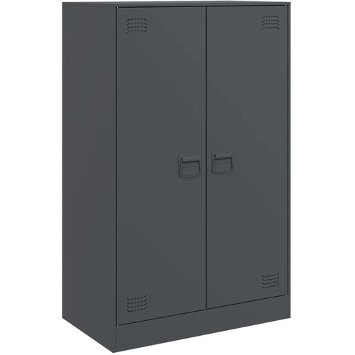 VidaXL Komoda antracitna 67x39x107 cm jeklo, (21274151) Slike