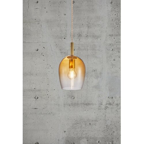 Nordlux visilica na sajli UMA 1xE27/40W/230V prečnik 18 cm braon/dimljeno Slike