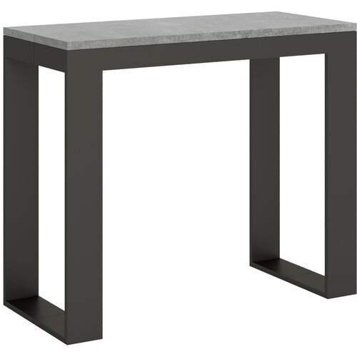 Ityhome 90 x 77 konzolna miza siva, (20847926) Slike