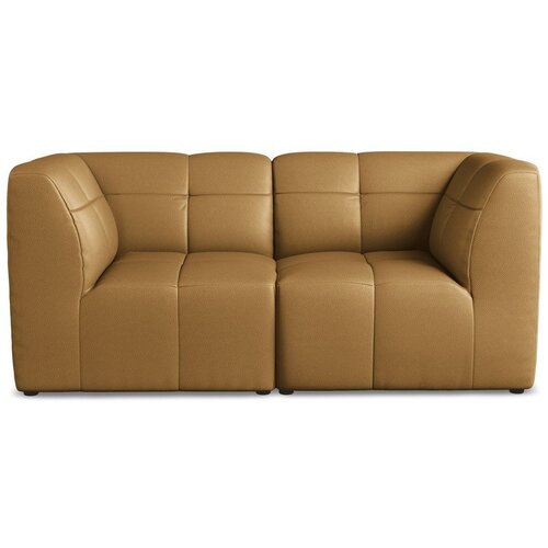 Makamii Smeđa sofa od imitacije kože 180 cm Aloha – Cijene