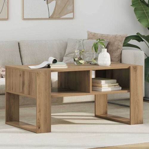 Klubska miza Umetni hrast 92 x 53 x 45 cm Konstruiran les, (5000121263) Cene