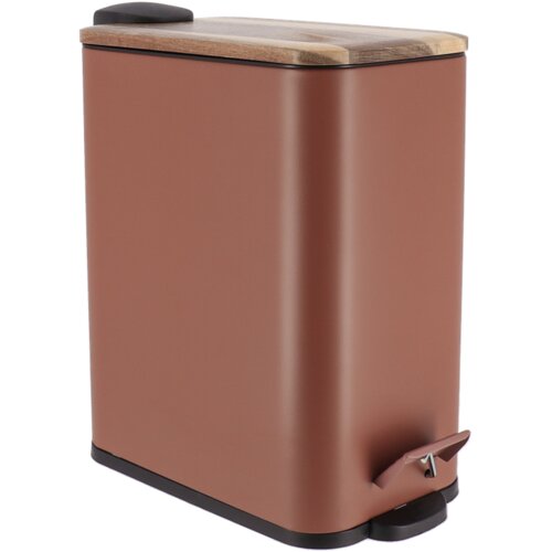 Tendance kanta za smeće na pedalu 3L soft close metal/akacija, smeđa Cijene
