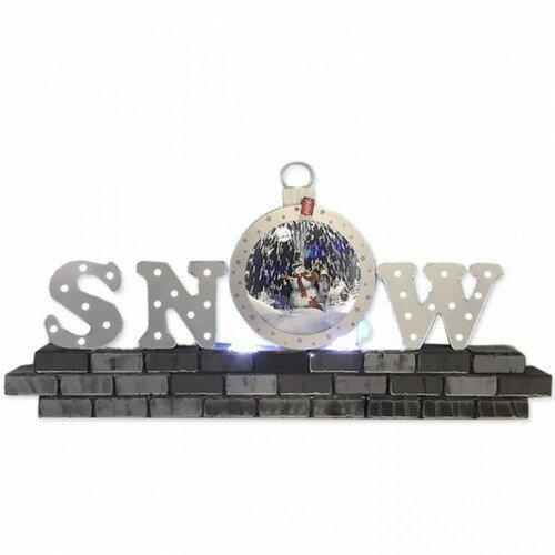 novogodišnja muzička dekoracija Snow sat Slike