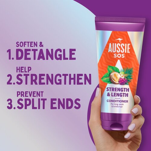Aussie SOS Strength Length krepilni balzam za dolge lase 200 ml Slike