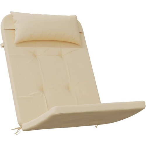  Jastuci za stolicu Adirondack 2 kom bež od tkanine Oxford Slike