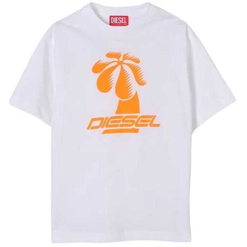 Diesel majica za dečake bela majica za dečake Slike