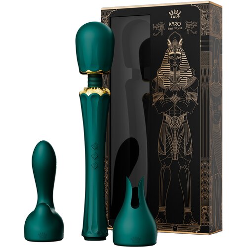 Zalo Kyro Wand Vibrator Turquoise Green Slike