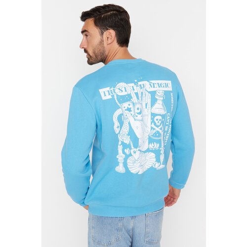 Trendyol Sweatshirt - Blue - Regular fit Slike