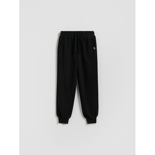 Reserved Pamučne jogger hlače - crno Cene