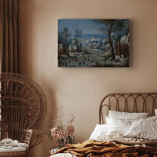  Slika - Pieter Brueghel the Younger &amp;ndash; Winter Landscape with a Bird Trap 30x20 Premium Print Slike