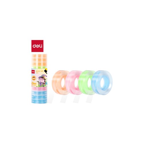 Deli SELOTEJP NEON 12mm*30y*38&mu;m SET 1/12 EA690 Cene