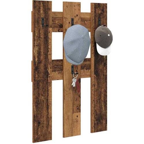  Vje&amp;scaron;alica za kapute na zidu Zidne Staro drvo 65 x 3 x 100 cm Slike