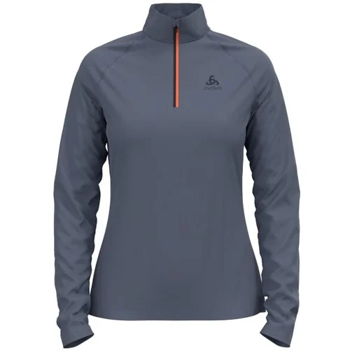 Odlo W MIDLAYER 1/2 ZIP BESSO Ženska majica, siva, veličina