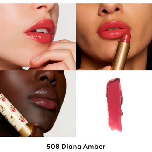 Gucci Beauty Rouge &amp;agrave; L&amp;egrave;vres Voile sjajilo za usne nijansa 508 Diana Amber 3.5 g Slike