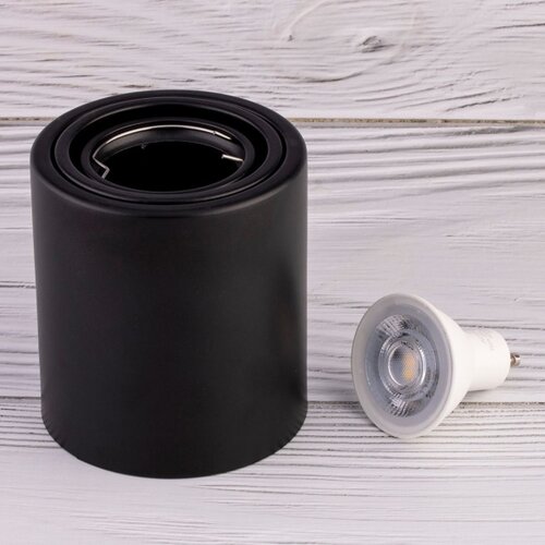  LED spot svetiljka TUBA 1xGU10/5W/230V 2700K crna Slike