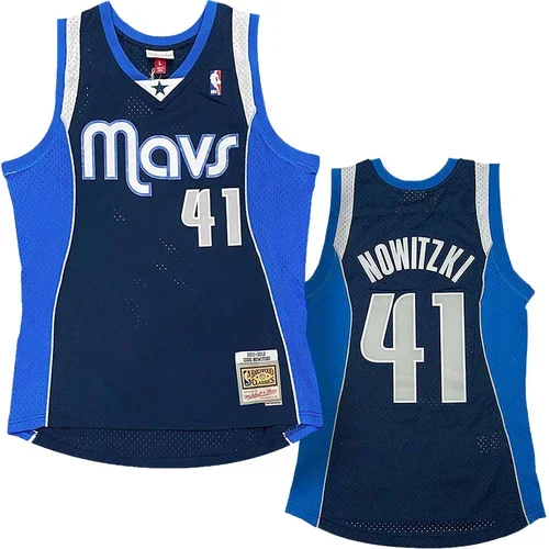 Mitchell And Ness Dirk Nowitzki 41 Dallas Mavericks 2011-12 Mitchell & Ness Swingman dres