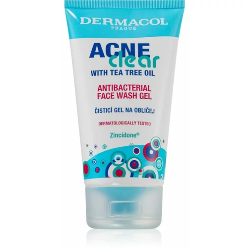 Dermacol acneClear Antibacterial gel za čišćenje problematične kože 150 ml za žene