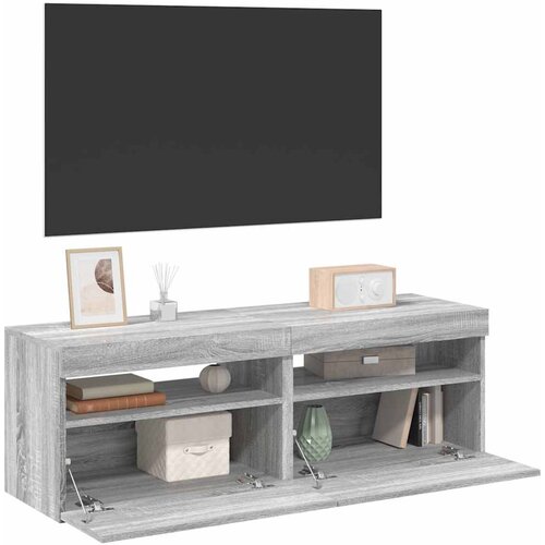 TV ormarići 2 kom s LED svjetlima boja hrasta sonome 60x35x40cm Cijene