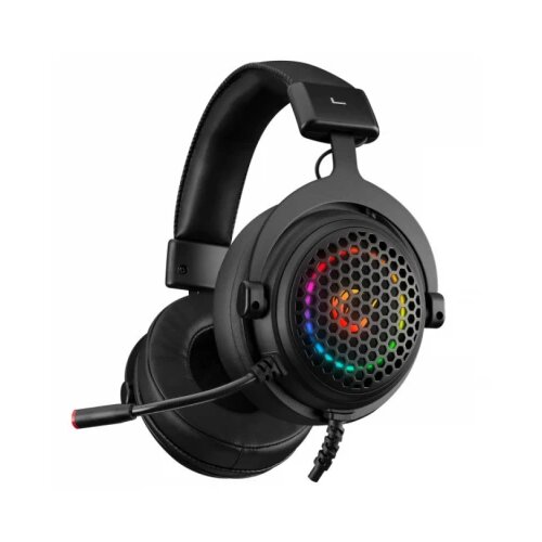 Rampage Slušalice sa mikrofonom Majesty, 7.1, USB, RGB, Crne Cene