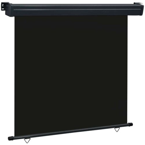 Balkonska bočna tenda 160 x 250 cm crna Slike