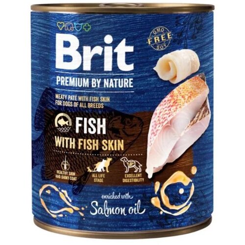 Brit Premium by Nature riba s ribljom kožom, konzerva 800 g Cene