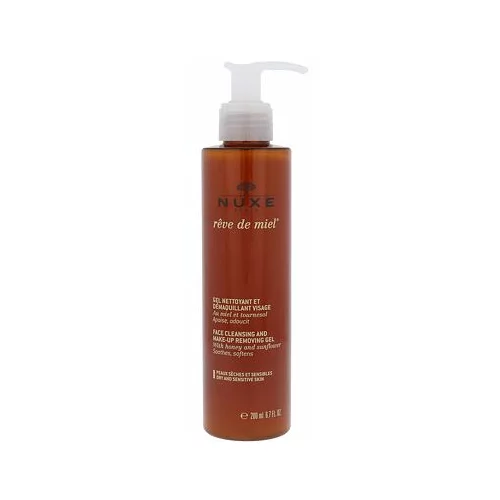 Nuxe Rêve de Miel® nježni gel za čišćenje suha i osjetljive kože 200 ml za žene
