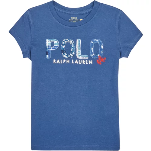 Polo Ralph Lauren SS POLO TEE-KNIT SHIRTS-T-SHIRT Blue