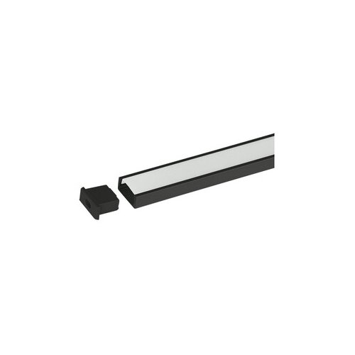  aluminijumski profil nadgradni AL610 - crna Cene