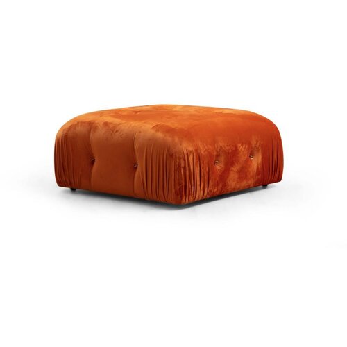 Oranžen žameten tabure Bubble – Cene