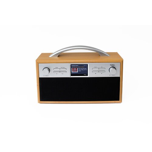 Xoro XOR400900 radio Internet Digital Black, Silver, Wood Cene