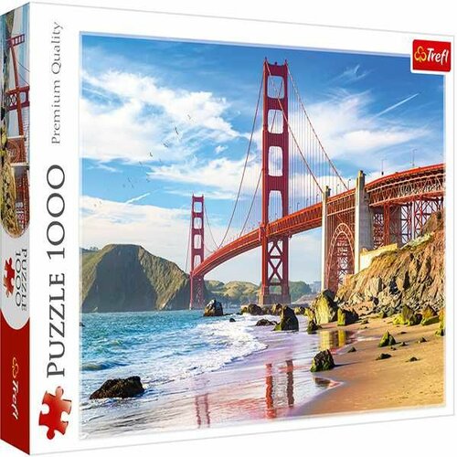 Trefl puzzle -golden gate bridge/ san francisco/ usa - 1000 delova Slike