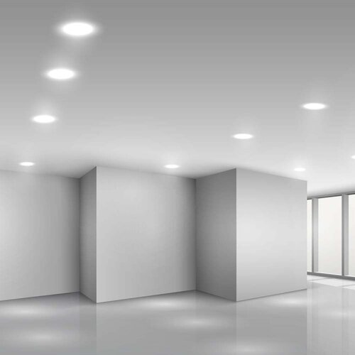  led ugradna svetiljka samsung chip LED/3W/230V 4000K, prečnik 9,5 cm, bela Slike