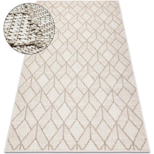 RugsX Preproge Preproga JERSEY 19231 bež - Geometrična struktur 140x190 cm Bež Cene