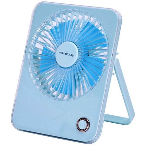 Aigostar Stoni punjivi ventilator 5W/5V 3600mAh USB plavi Cene