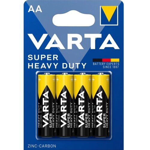 Varta Super Heavy duty baterija R6, AA 1,5V 4/1 Slike
