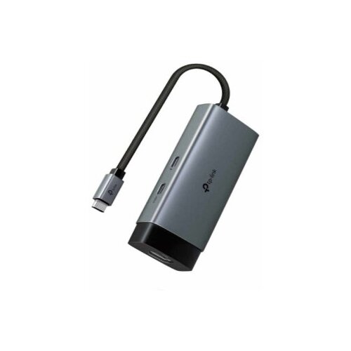 Tp-link UH5020C USB Type-C 5-Port Hub, 1x USB-C Connector, 1x HDMI 4K 60Hz Port, 1x USB-C PD 100W Port,... Slike