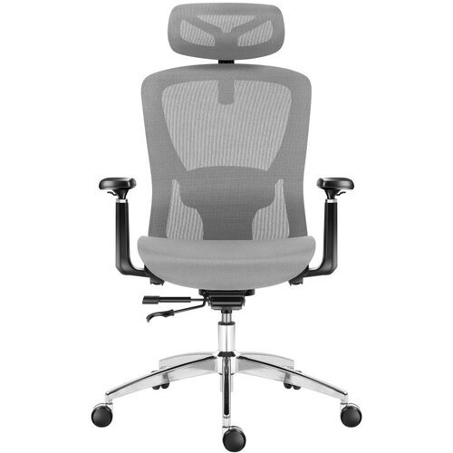 Mark Adler Expert 5.3 Grey Mesh Swivel Chair Slike