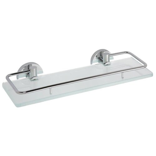 Sapho mjedena kupaonska polica u srebrnoj boji X-Round, &amp;scaron;irine 30 cm Slike