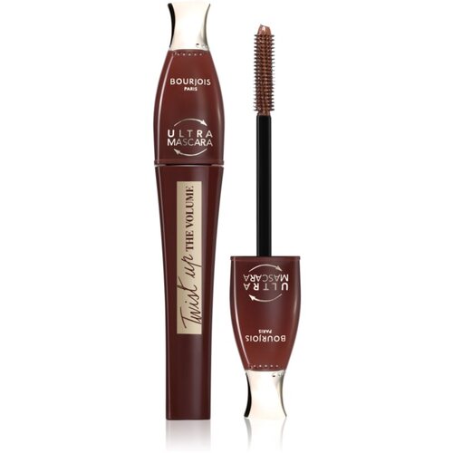 Bourjois Twist Up The Volume maskara za volumen sa četkicom 2 u 1 nijansa Brown 8 ml Slike