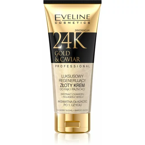 Eveline Cosmetics 24k Gold & Caviar krema za roke in nohte 100 ml