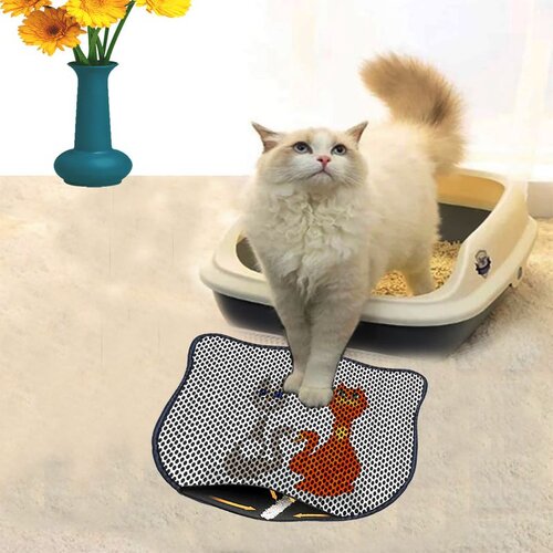 WALLXPERT Kdkafa0041 multicolor cat litter mat Cene