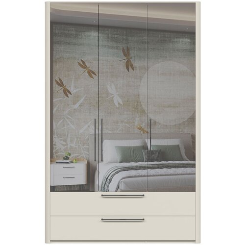 Jela Jagodina Plakar P32-3OG/AI Air, 146x225x56 cm, Beli Slike