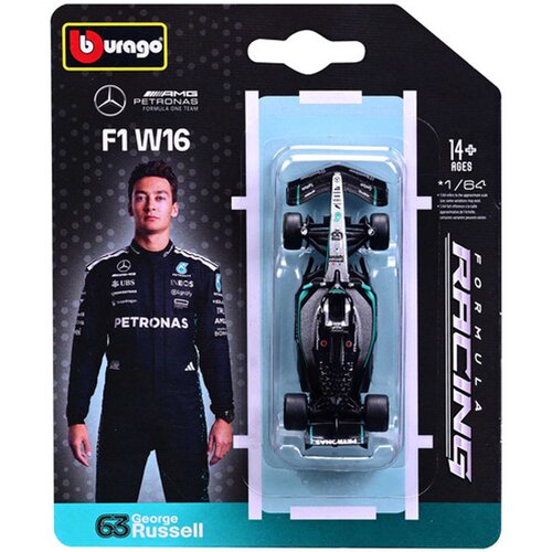 Bburago Formula Mercedes Amg Petronas F1 W16 Team, 1:64, Crna Cene